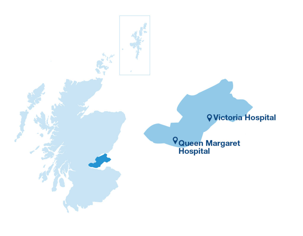 Map of NHS Fife