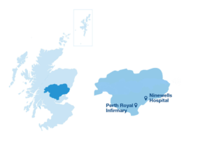 Map of NHS Tayside